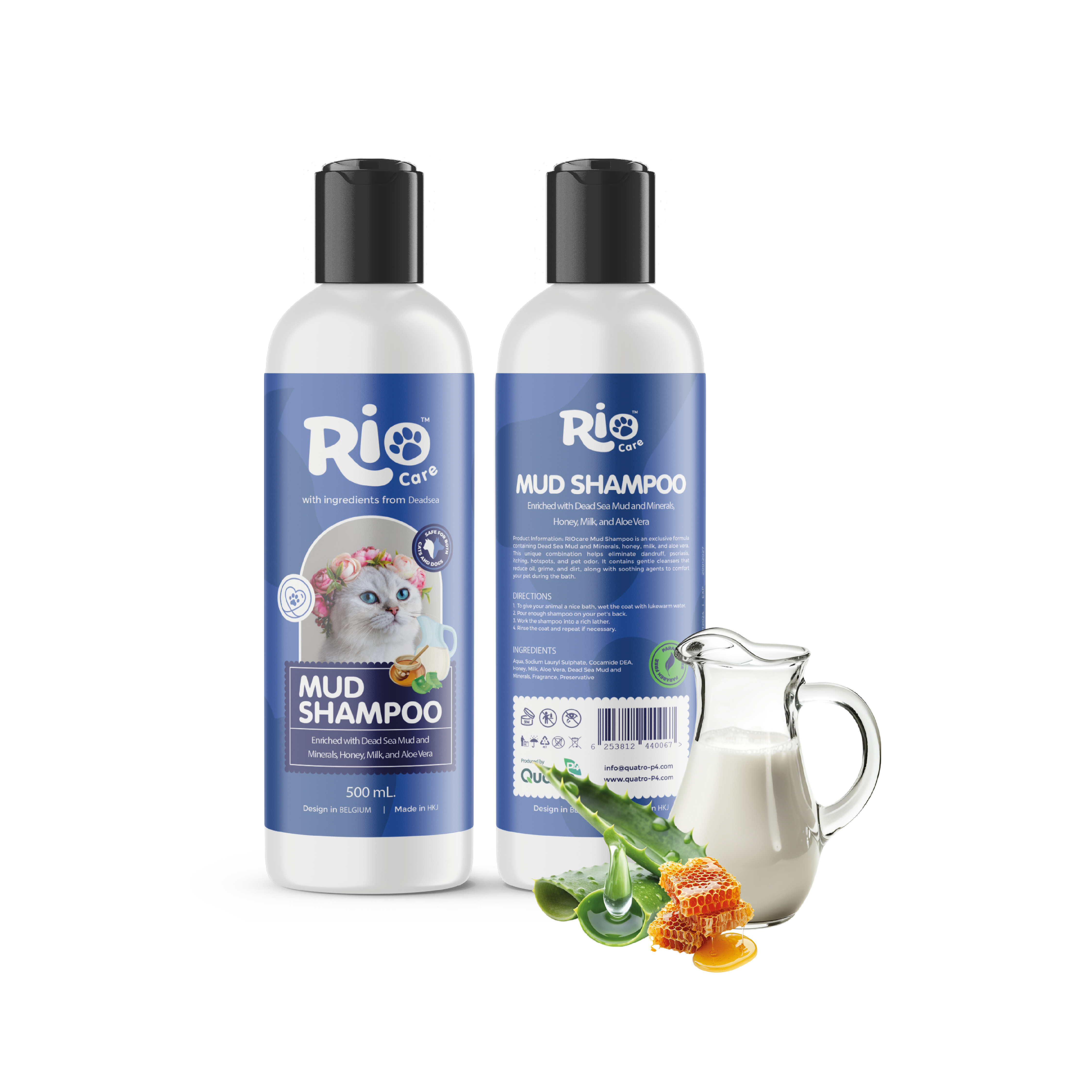 Mud shampoo honey & milk 500 ml